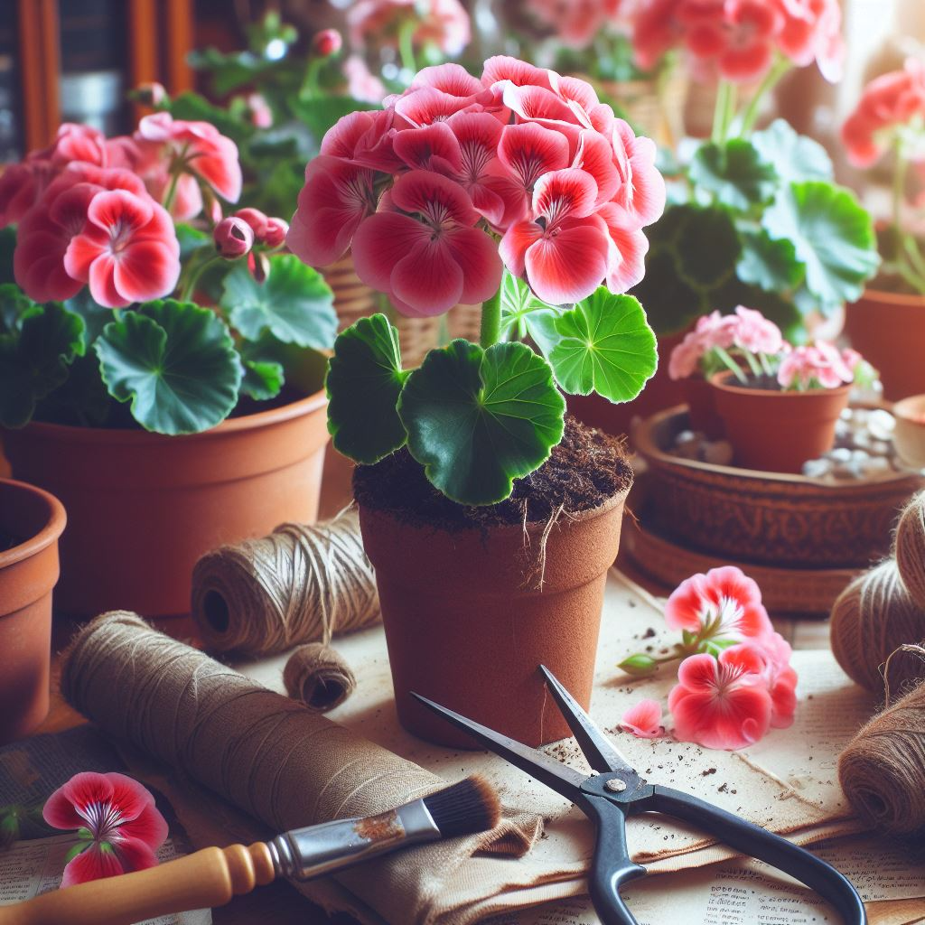 Growing Geraniums from Cuttings