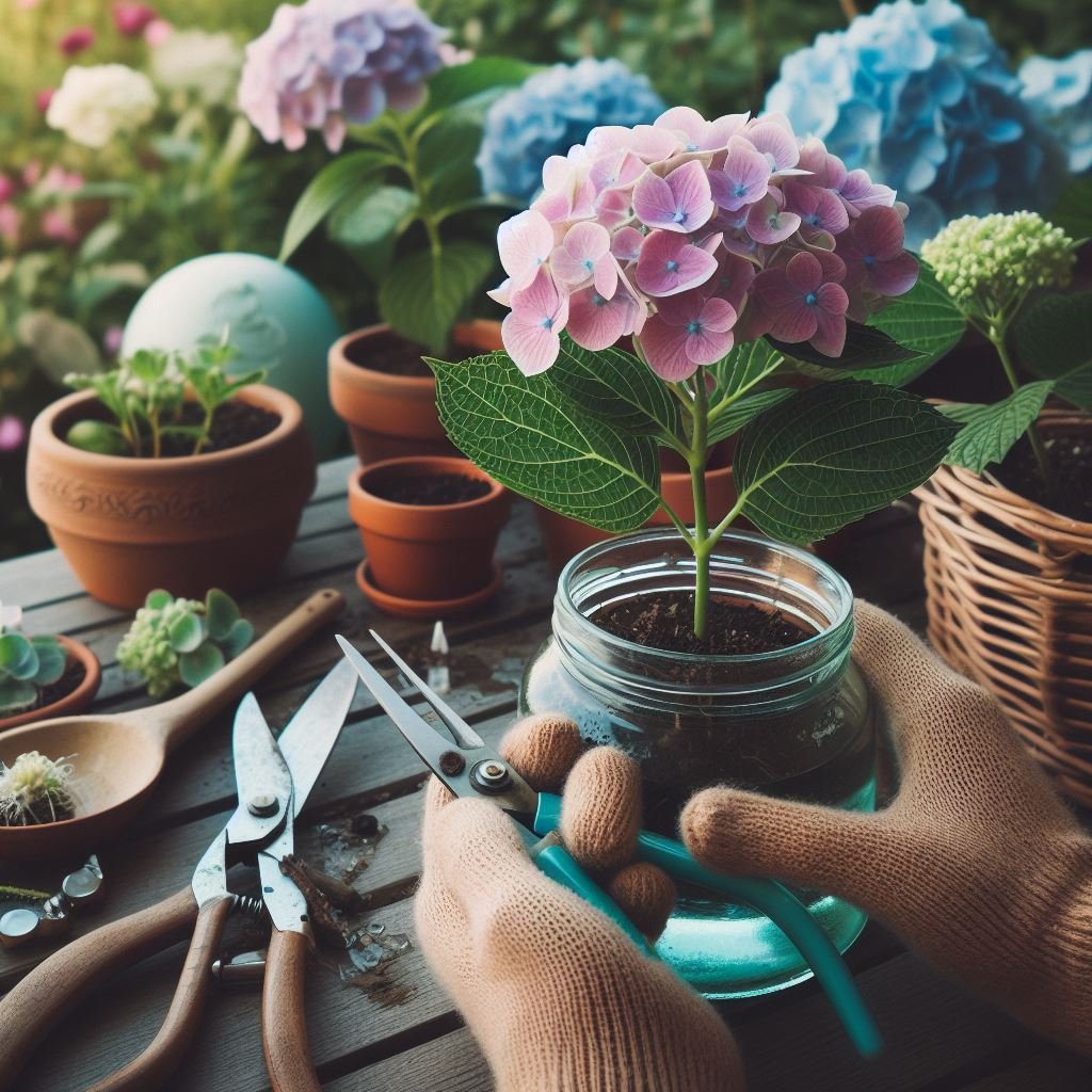 Propagate Hydrangeas from Cuttings